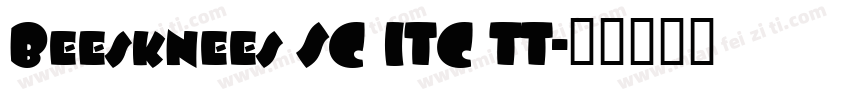 Beesknees SC ITC TT字体转换